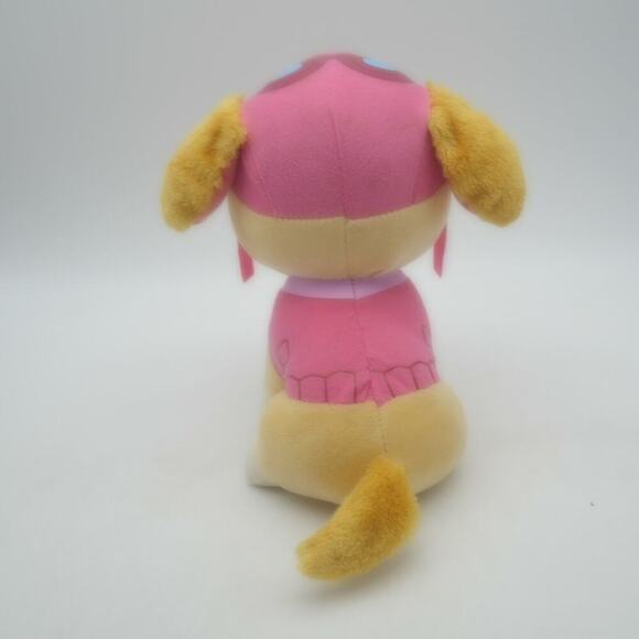 TY PAW PATROL Skye Pink Brown Dog Plush Stuffed Toy 9” Nick Jr Spin Master 2017 - Picture 4 of 8